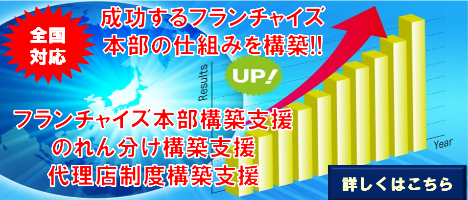 フランチャイズ本部構築・立ち上げ支援コンサルタント